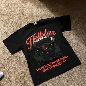 red and black hellstar shirt ( everyone need money)